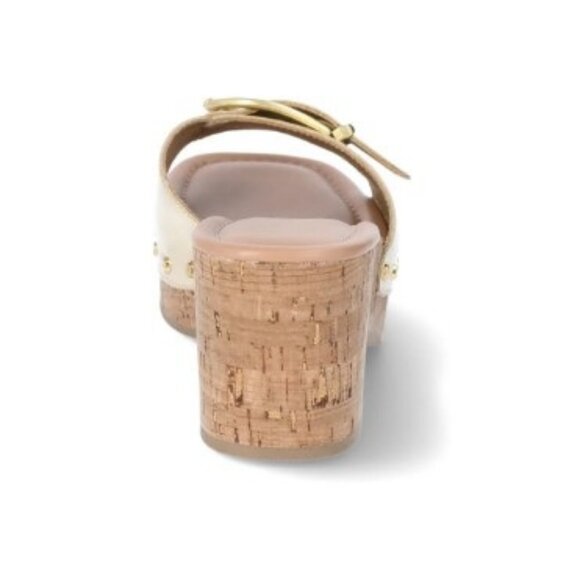 NEW 10 Women's Cork Platform Sandals - Picture 6 of 7